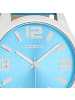 Oozoo Armbanduhr Oozoo Timepieces hellblau extra groß (ca. 46mm)