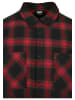 Urban Classics Long Sleeve Shirt in black/red/green