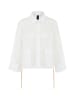 MARC CAIN SPORTS  Weiße Jacke mit Lochmuster in White