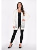 faina Damen Cardigan in Wollweiss
