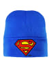 Logoshirt Strickmütze Superman – Logo in blau