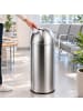 relaxdays Mülleimer in Silber - 70 l