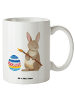 Mr. & Mrs. Panda Riesenkaffeetasse Hase Eier Malen ohne Spruch in Weiß