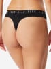 ELLE Tanga Thong - ELLE LOGO in Black, beige, beige