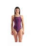 Arena Snakeskin Lightdrop-Back Schwimmanzug chlorbeständig in Rot