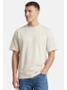 Jack & Jones T-Shirt Cotton Relaxed in Creme / dunkelblau