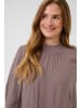 Kaffe Langarm-Bluse KAdina Regular fit in Deep Taupe