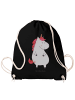 Mr. & Mrs. Panda Stofftasche Einhorn Wut ohne Spruch in Schwarz