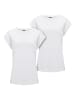 Urban Classics T-Shirts in white+white