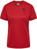 Hummel Hummel T-Shirt Hmlq4 Multisport Damen Atmungsaktiv Feuchtigkeitsabsorbierenden in POMPEIAN RED