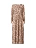 Noa Noa Langes Kleid KineNN in Print Beige-Brown