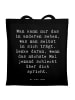 Mr. & Mrs. Panda Shopper Bag Spruch Mobbing bewältigen Spiegelbi... in Schwarz