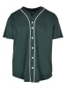 Urban Classics Urban Classics T-Shirts in bottlegreen/white