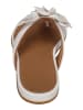 fitflop Zehentrenner GRACIE FLOWER LEATHER in weiß
