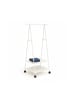 relaxdays Kleiderständer in Weiß - (B)55 x (H)160 x (T)42 cm