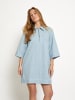 minus Dress in Light denim Strip.
