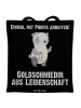 Mr. & Mrs. Panda Schultertasche Goldschmiedin Leidenschaft mit S... in Schwarz