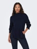 JACQUELINE de YONG Pullover Flauschiger Stehkragen Sweater Gestrickt JDYJOLA in Navy