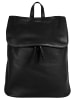 Samantha Look Rucksack echt Leder in schwarz