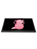 Mr. & Mrs. Panda Bodenvorleger Axolotl Hurra ohne Spruch in Schwarz