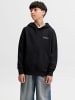 JACK & JONES Junior Kapuzenpullover in Black