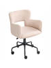 Beliani Bürostuhl SANILAC II in Beige/Schwarz - (W) 62 x (H) 71 x (L) 62 cm