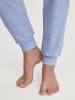Calida Pyjama in hydrangea blue