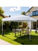 COSTWAY Pavillon 3 x 3 m in Weiß