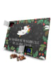 Mr. & Mrs. Panda Advents-Teekalender Einhorn Blümchentail mit Spruch in Kreidetafel