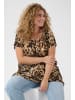 KAFFE curve Tunika KCami A-shape in Leopard Print