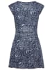 Kidsworld Jerseykleid in marine gemustert