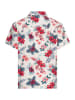 King Kerosin King Kerosin Hawaiihemd Hibiscus in offwhite