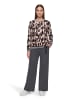 Betty Barclay Strickpullover langarm in Beige/Schwarz