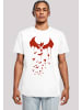 F4NT4STIC T-Shirt DC Comics Batman Arkham Knight Bats X Drip in weiß