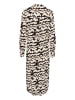 Soaked in Luxury Kleid SLZaya Relaxed fit in Whitecap Gray Zig Zag