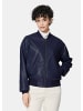 MADELEINE Bomberjacke in cooler Leder-Optik in nachtblau