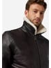 Ricano Lederjacke M-Bomber in Braun