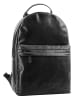 X-ZONE Rucksack echt Leder in schwarz
