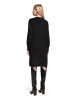 Betty Barclay Strickkleid mit Schleifenknoten in Schwarz