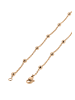 myMo at night Women Necklace With Beads in Rose Gold