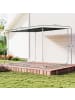 Outsunny Pergola 302L x 302B x 250H cm Dunkelgrau