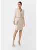 comma Kleid kurz in Beige