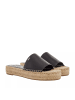 DKNY Camillo Platform Slide Espadrille Black in black