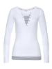Kangaroos 2-in-1-Shirt in weiß-marine