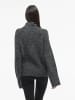 Vila Strickpullover in Dark Grey Melange