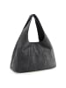 Les Visionnaires Paz Essential Schultertasche Leder 46 cm asphalte
