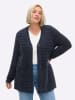 sheego Strickjacke in tiefblau