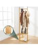 relaxdays Kleiderständer in Natur - (B)38 x (H)155 x (T)30 cm