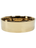 Beliani Waschbecken TEBAR in Gold - (W) 40 x (H) 12 x (L) 40 cm