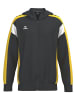 erima Kinder Trainingsjacke mit Kapuze in schwarz/gelb